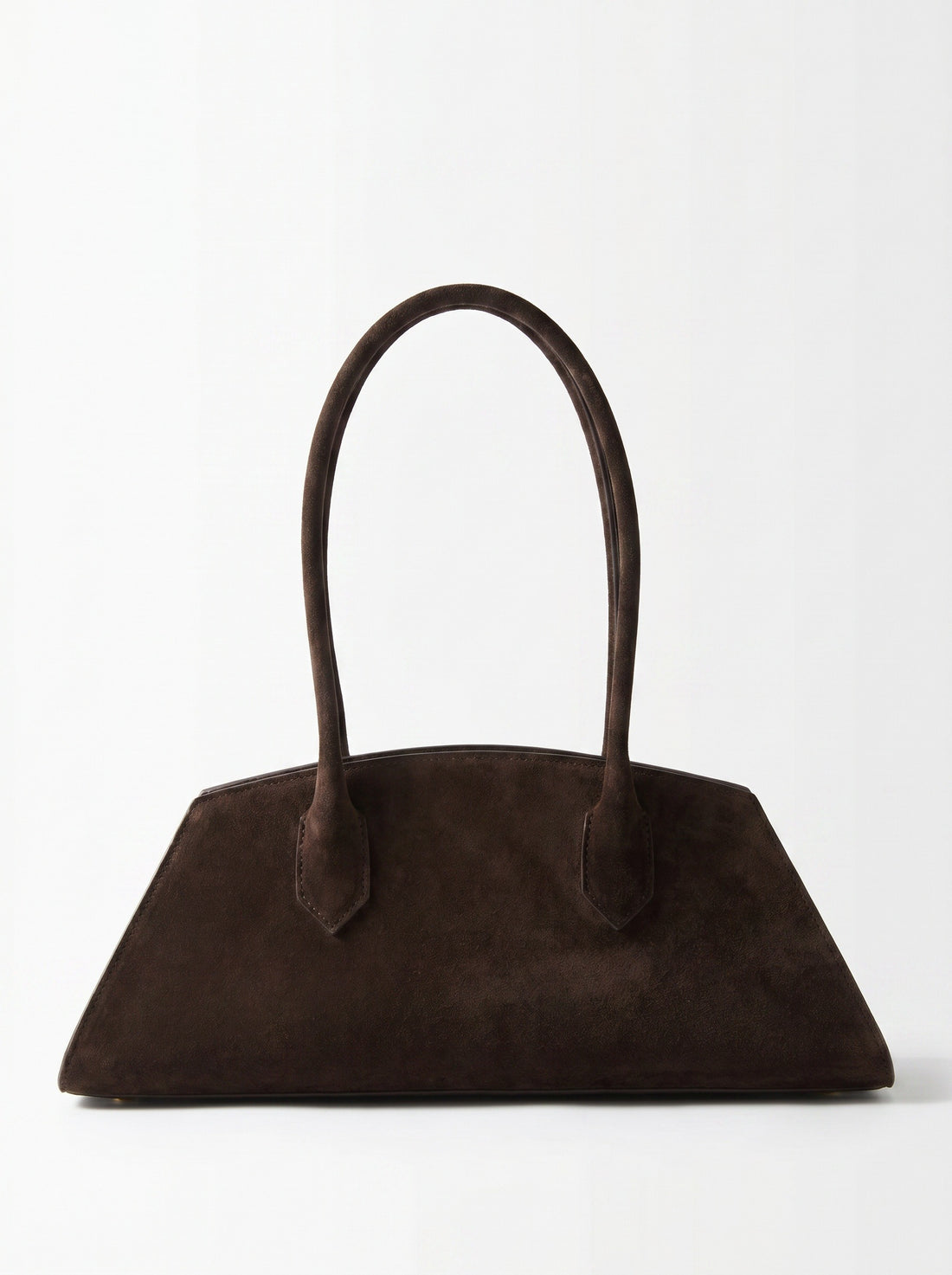 The Lungo in Suede Chocolate — clean 04 back