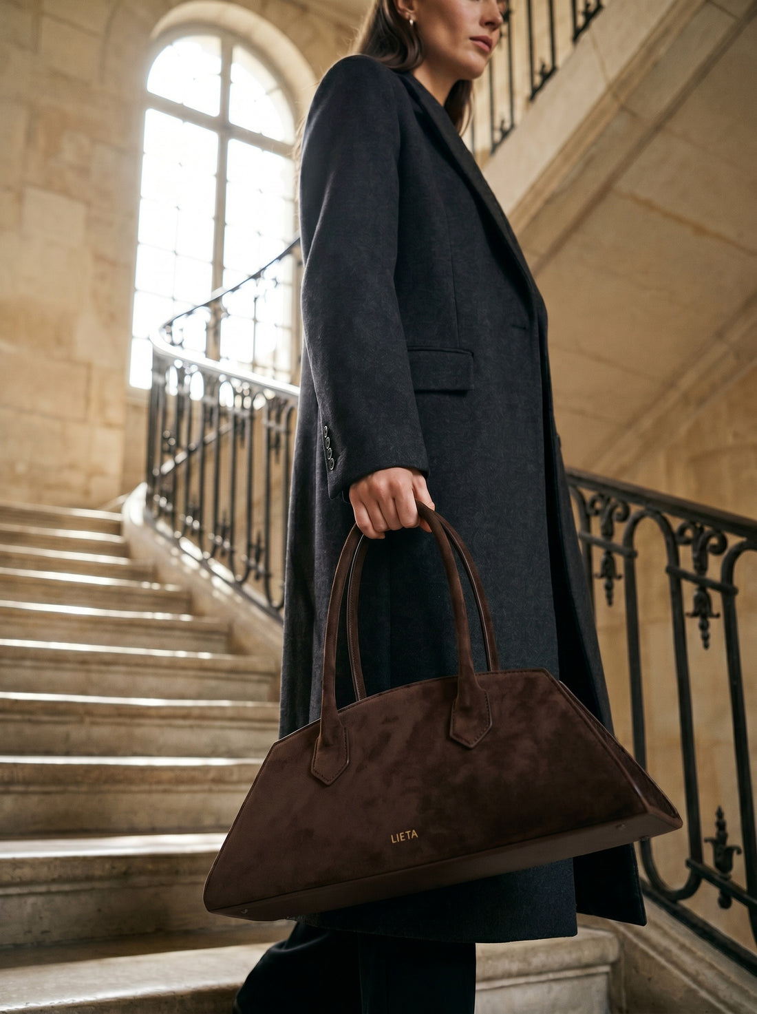 The Lungo in Suede Chocolate — life 10 stairs